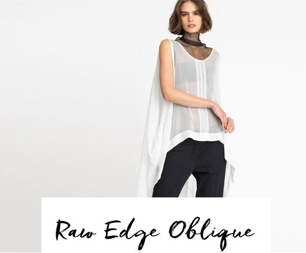 Raw Edge Oblique