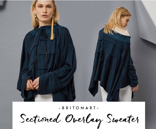 Sectioned Overlay Sweater