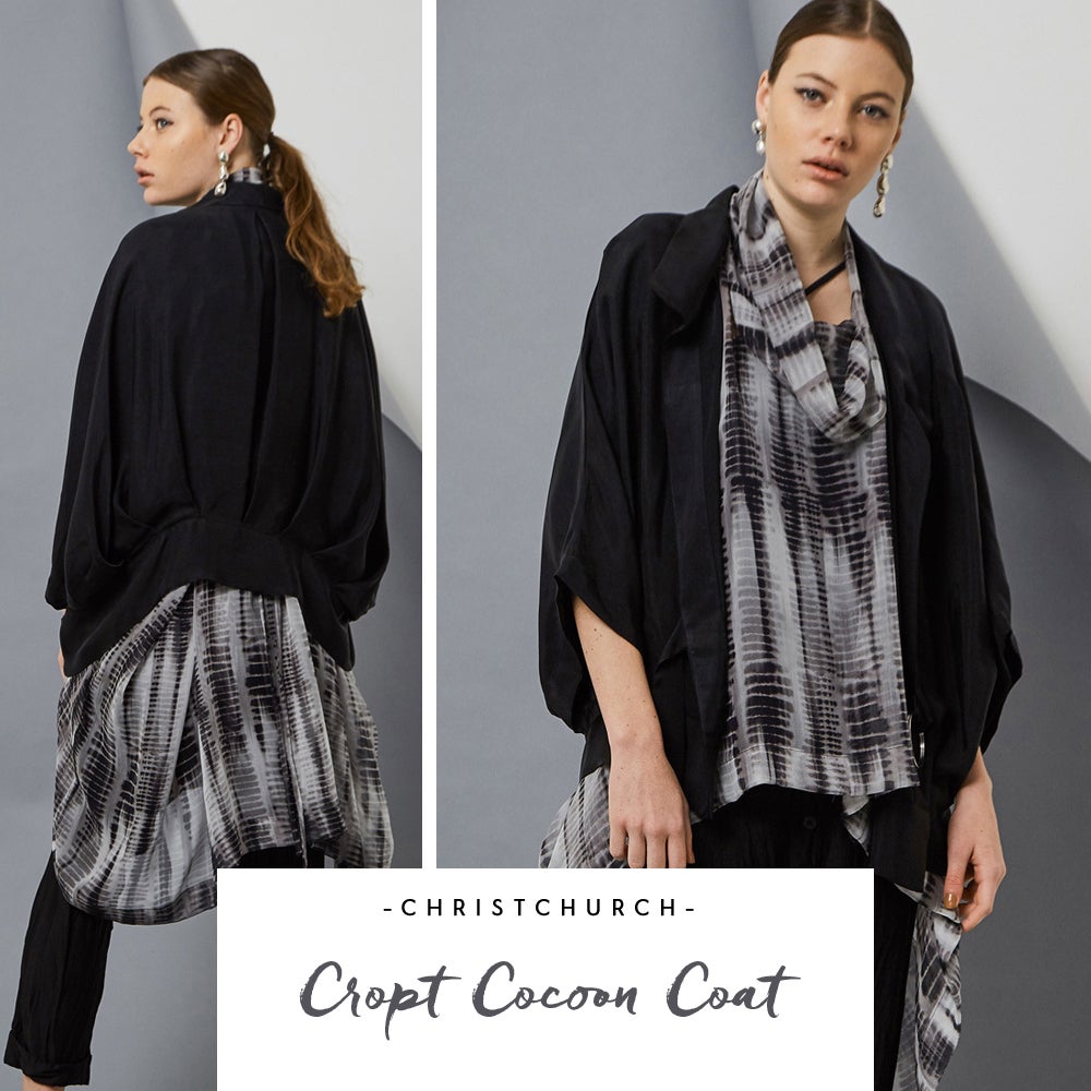Cropt Cocoon Coat