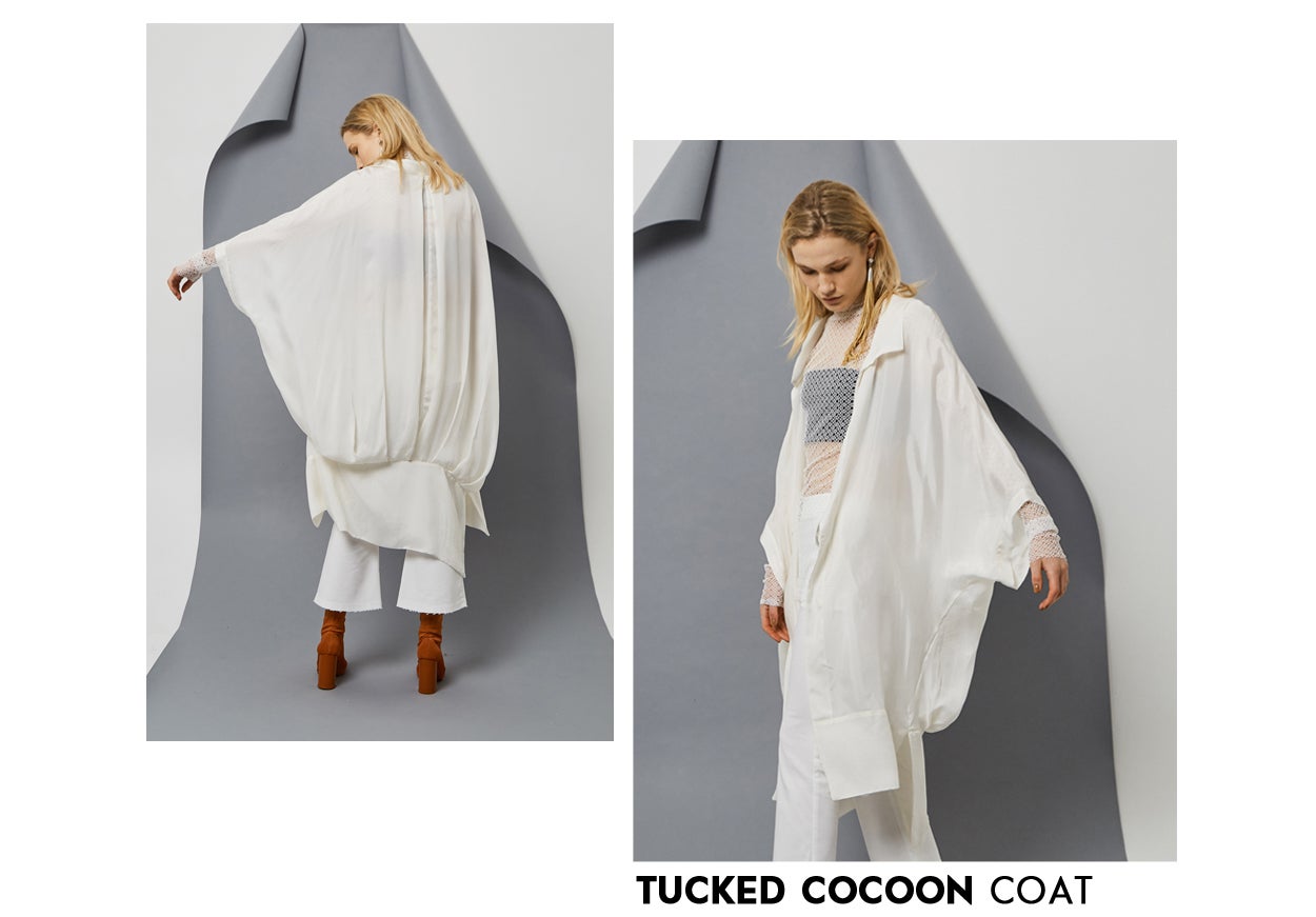 Tucked Cocoon Coat