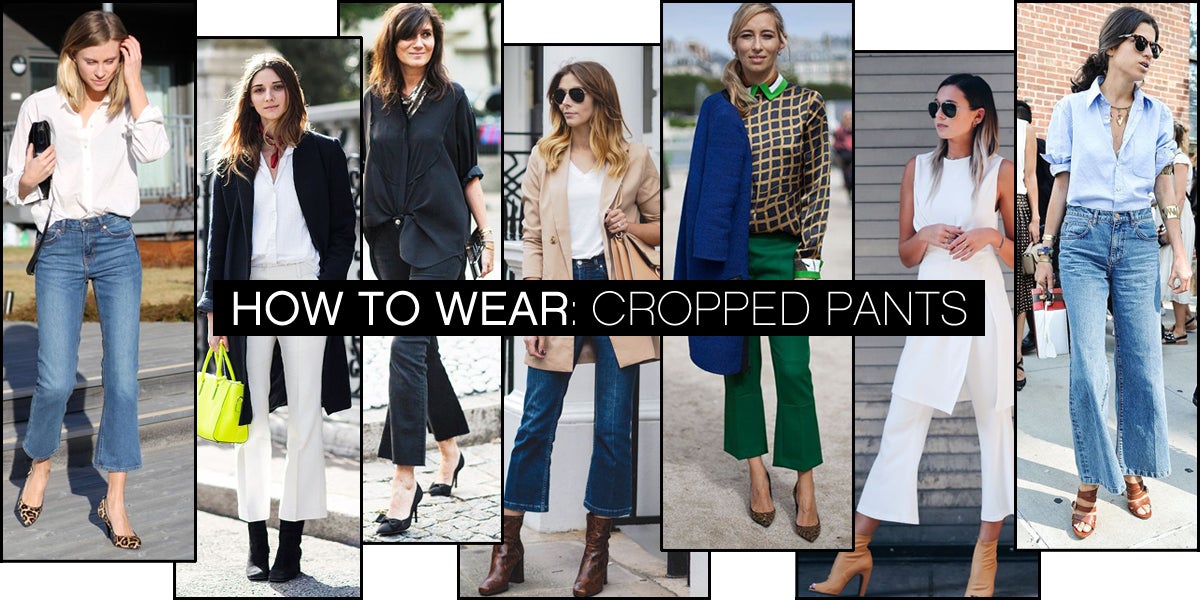 ways to wear: cropped jeans