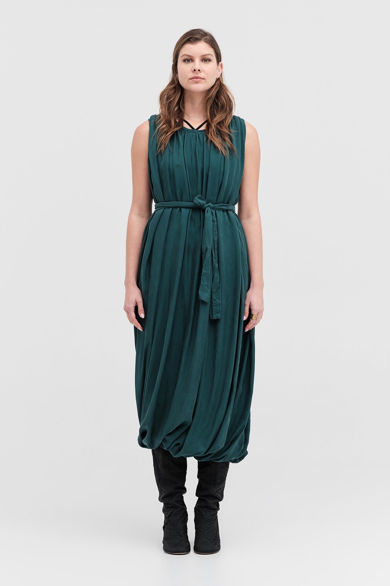 Encircle Dress - Mineral in Green