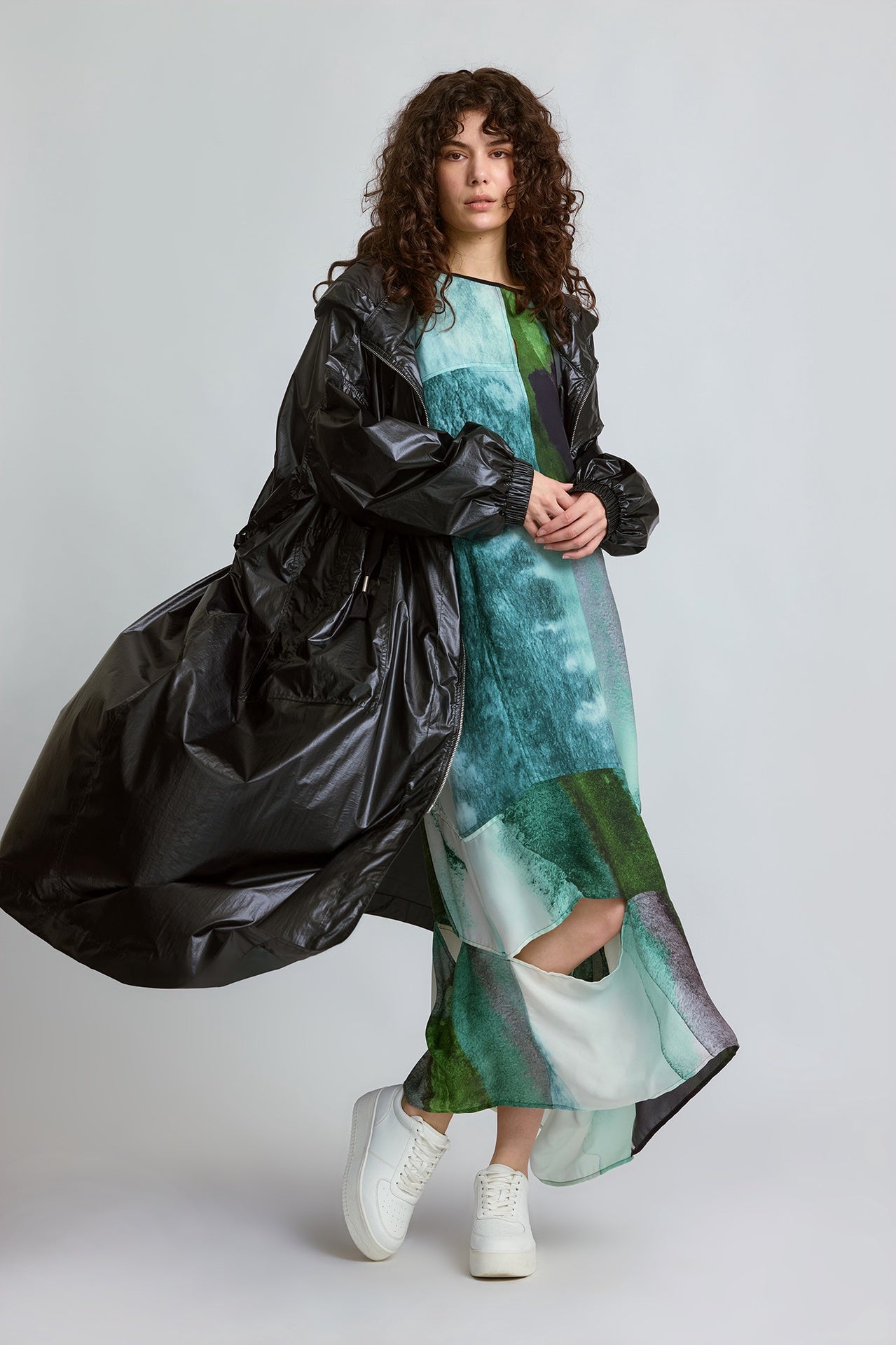 Conclusion Coat - Matte Black in Black
