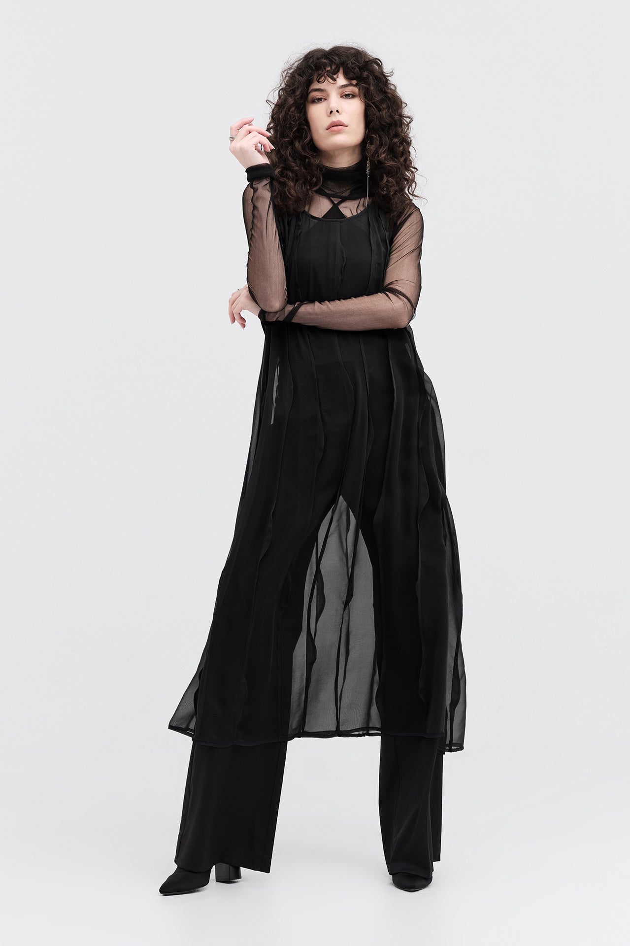 Recurrence Dress - Black in Black