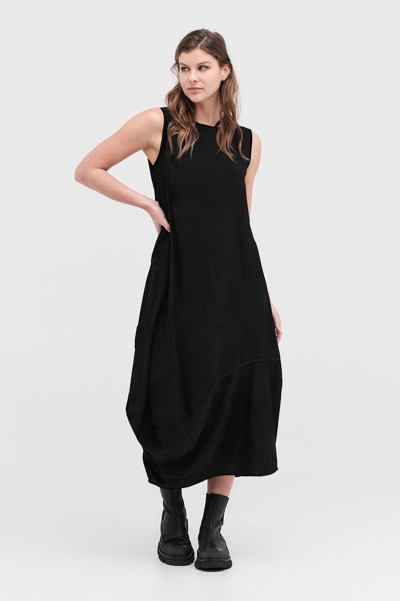 Division Dress - Black in Black