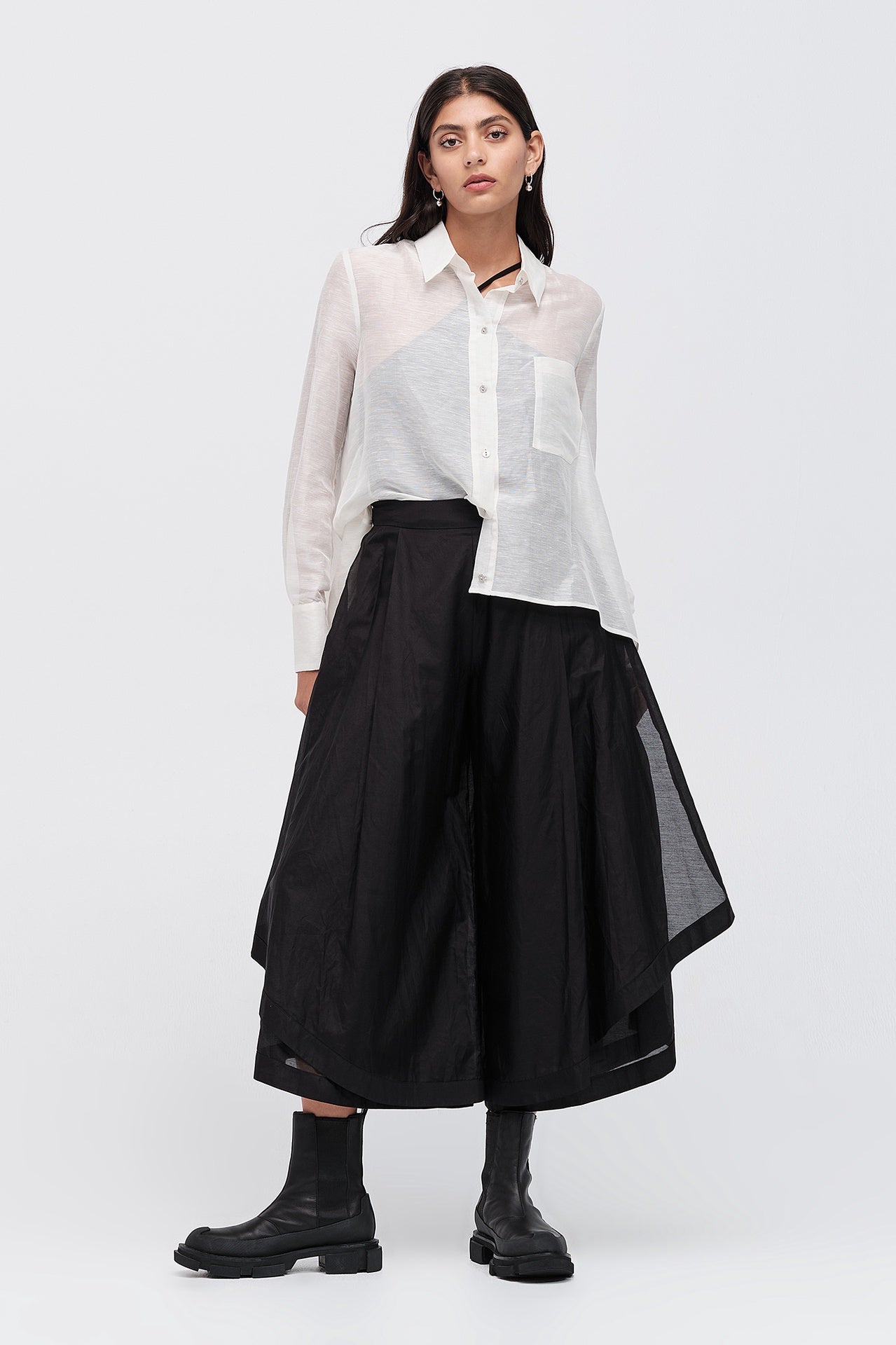 Cascade Shirt - Ivory in Ivory