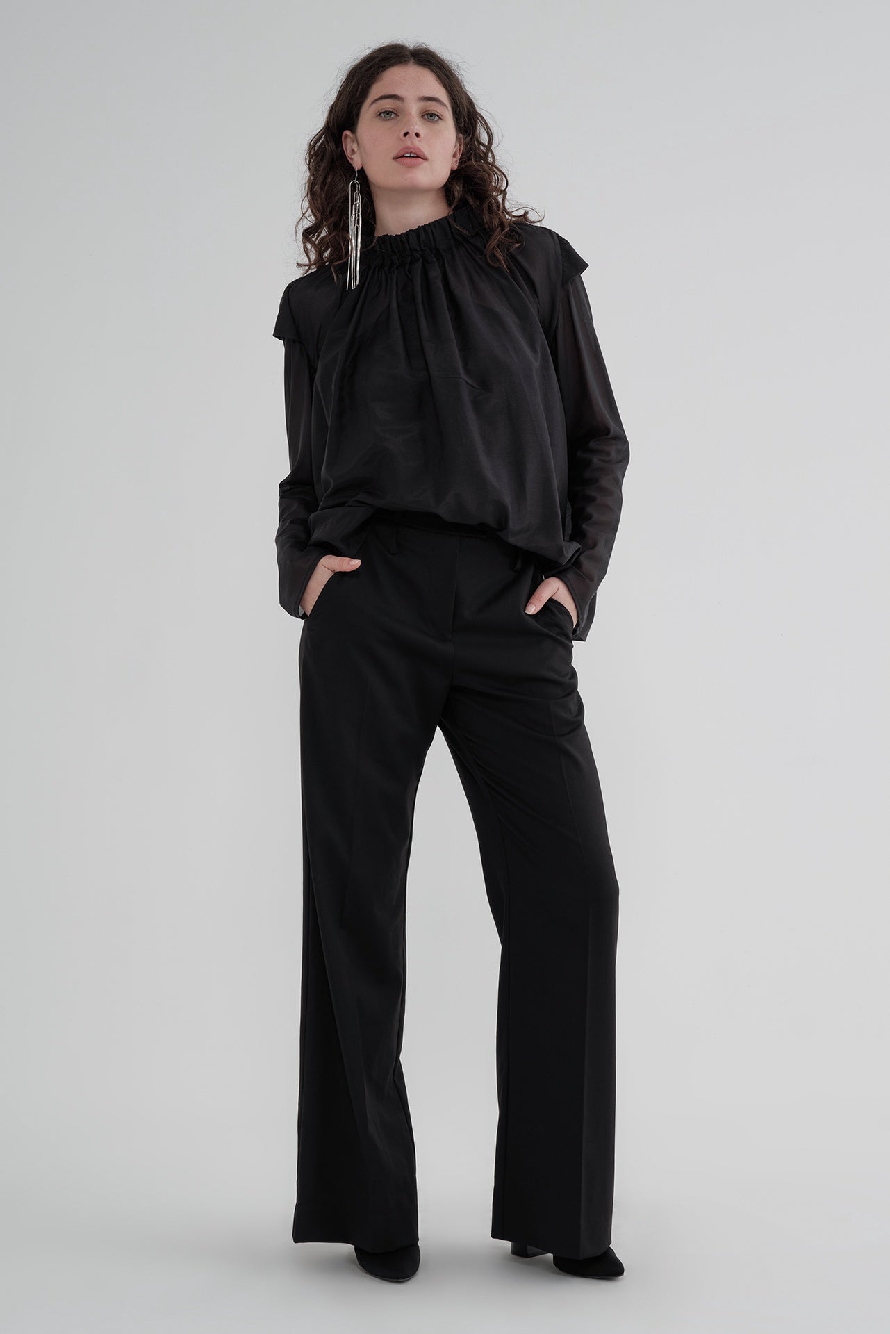 トップス andmary Taylor set tops black andmary Taylor set tops black トップス