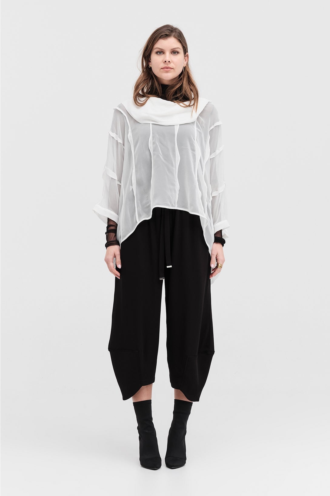Echo Tunic - Ivory in Ivory