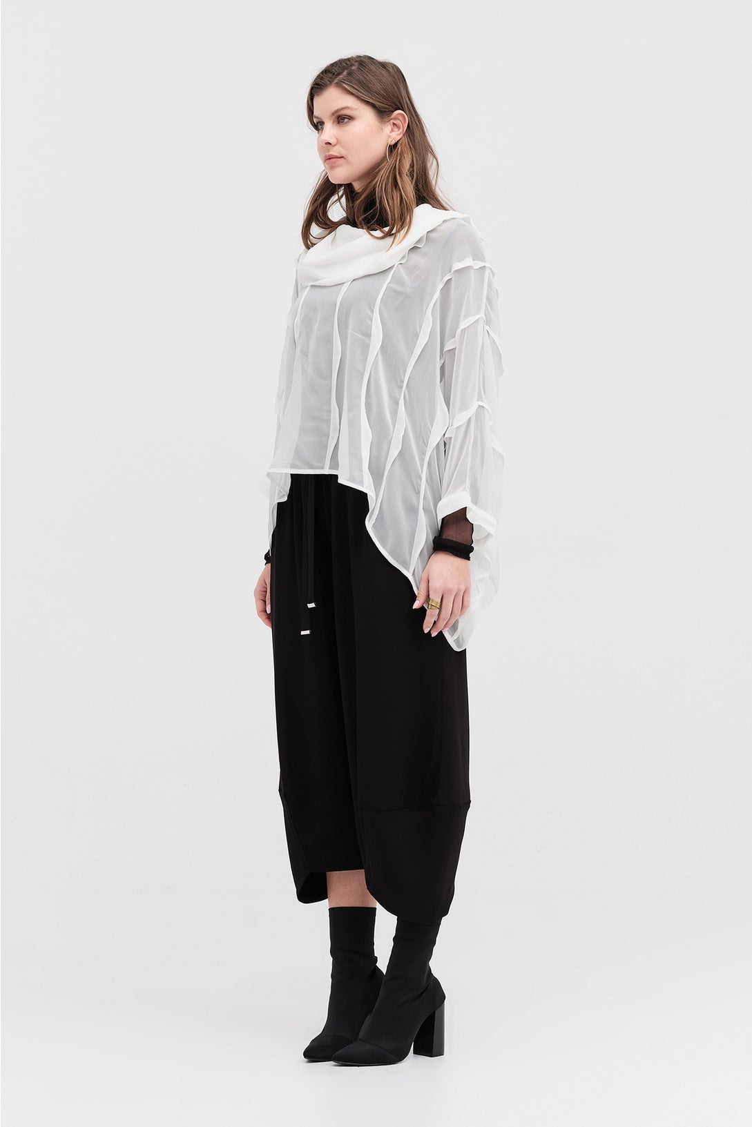 Echo Tunic - Ivory in Ivory