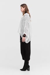 Echo Tunic - Ivory in Ivory
