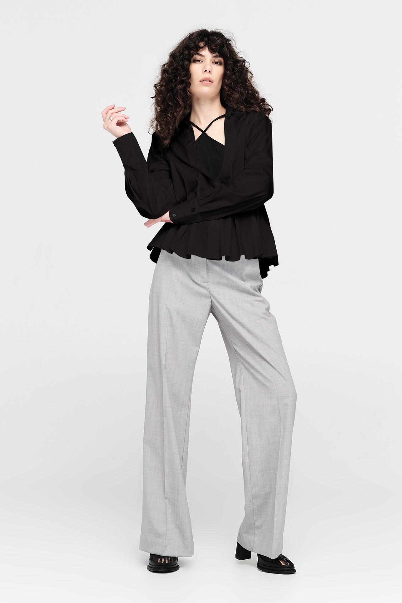 Alight Shirt - Black in Black - Taylor