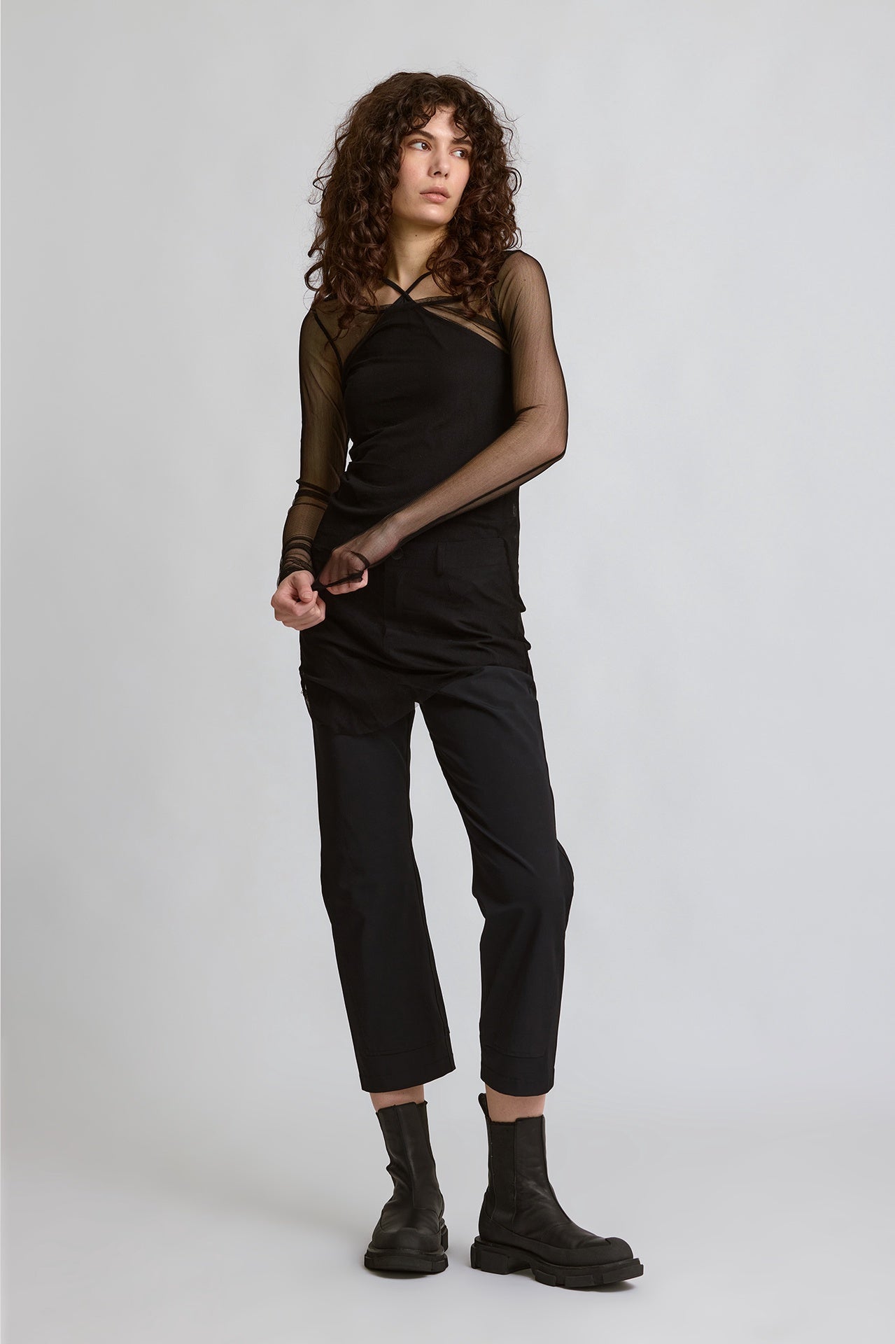 トップス poppyBALLOON CAMI TUNIC (BLACK) poppyBALLOON CAMI TUNIC (BLACK)