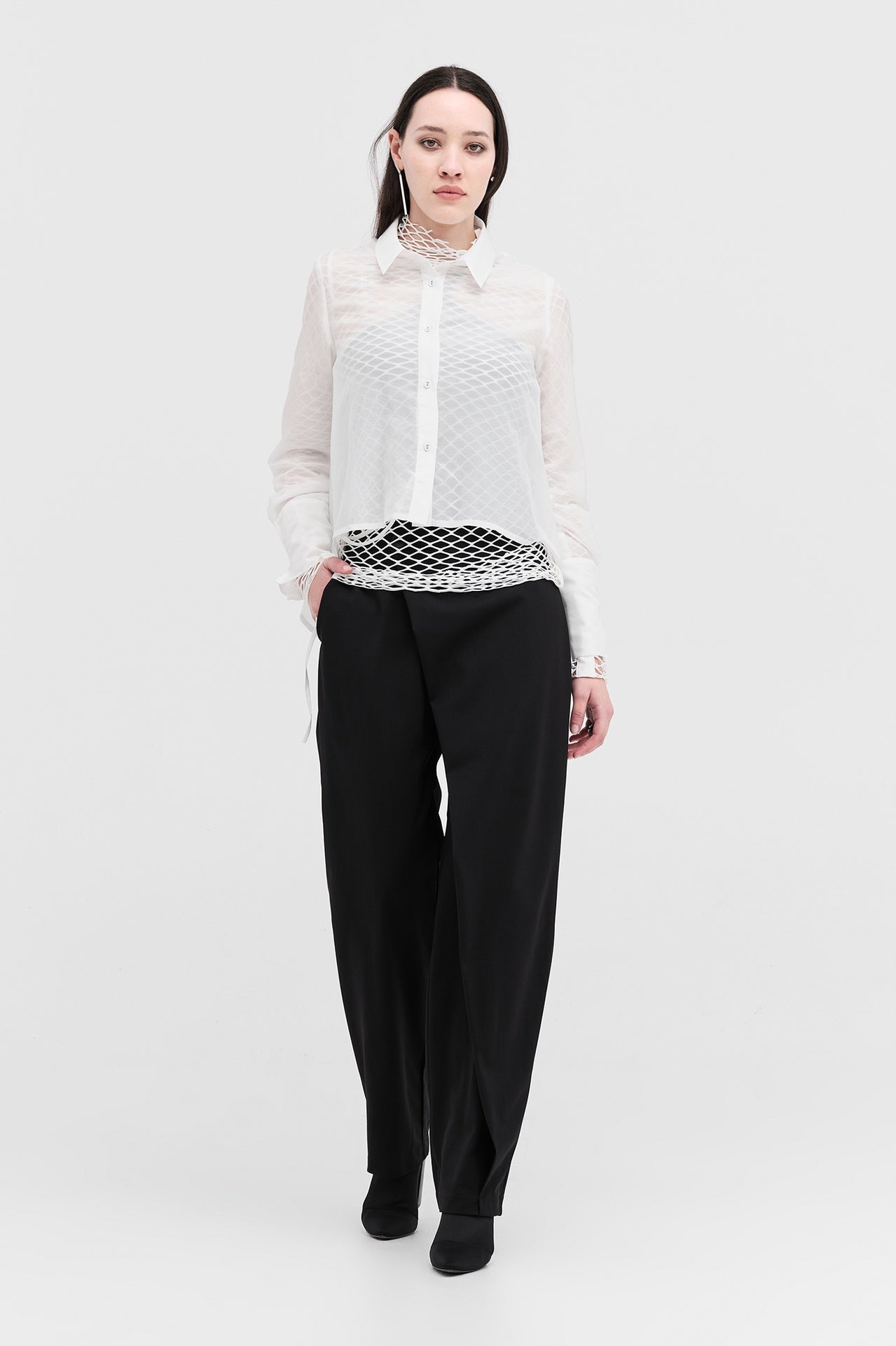 Accord Wrap Pant - Black in Black