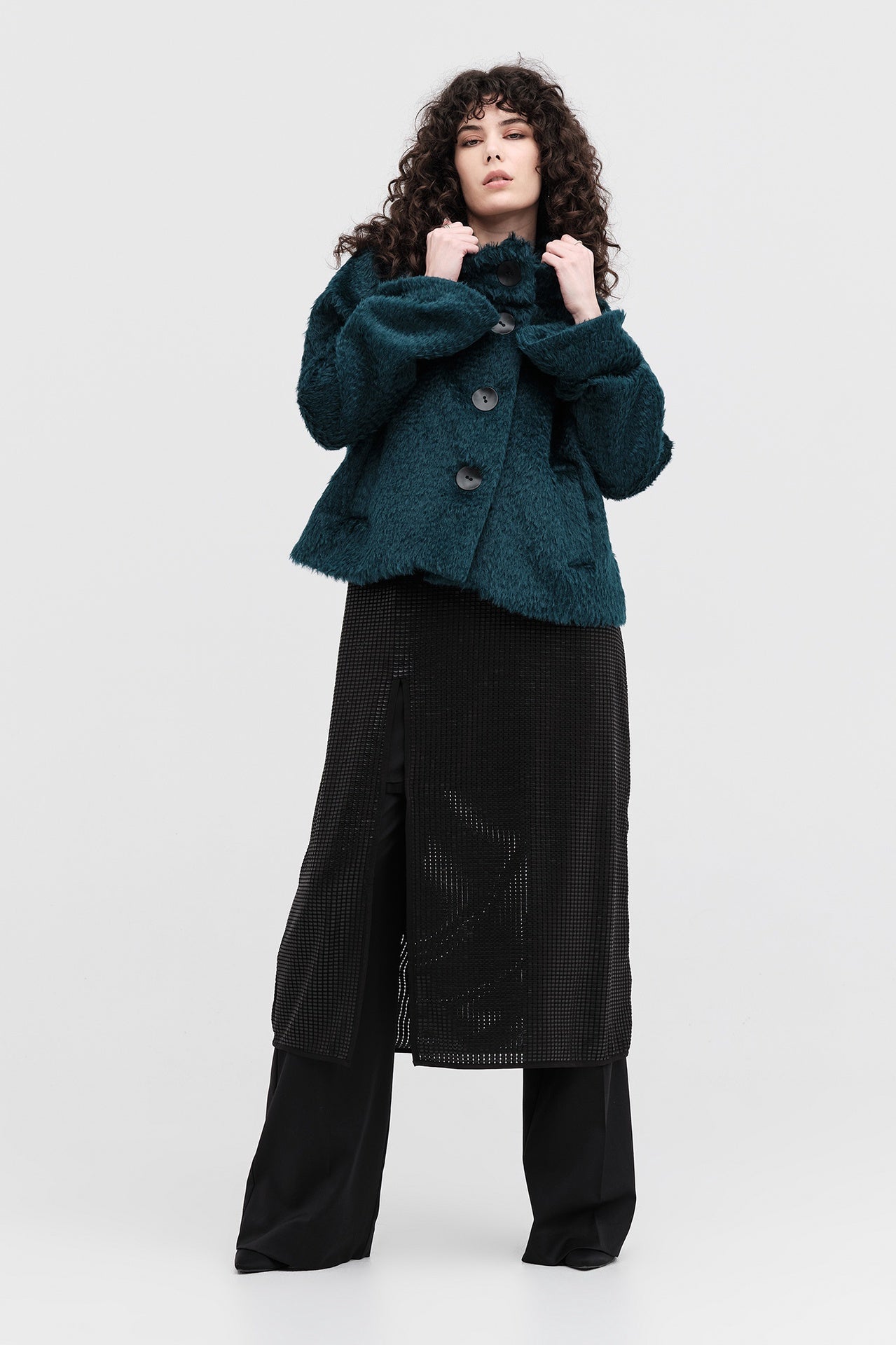 Cachet Coat - Mineral in Green