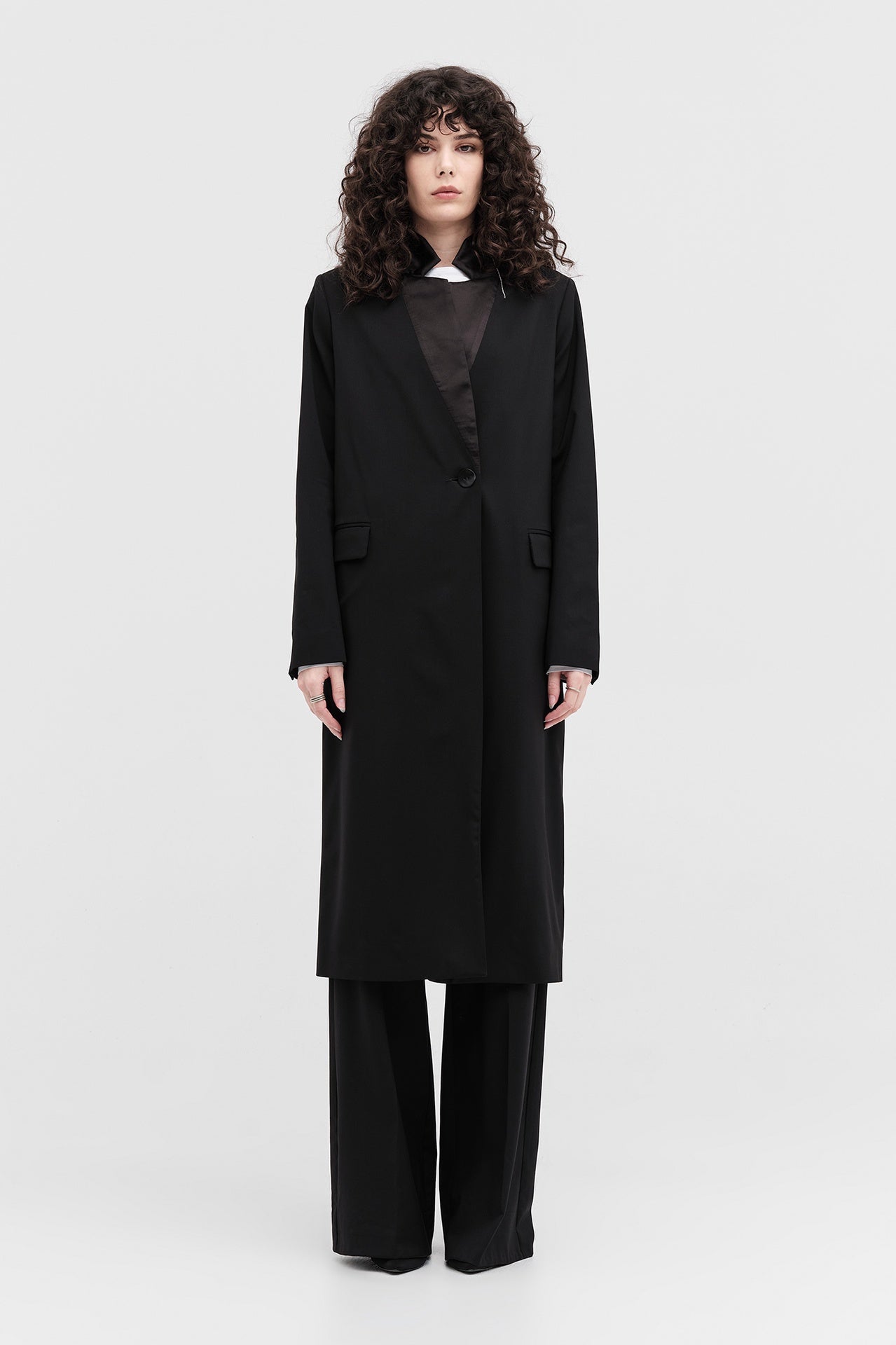 Diffraction Coat - Black in Black