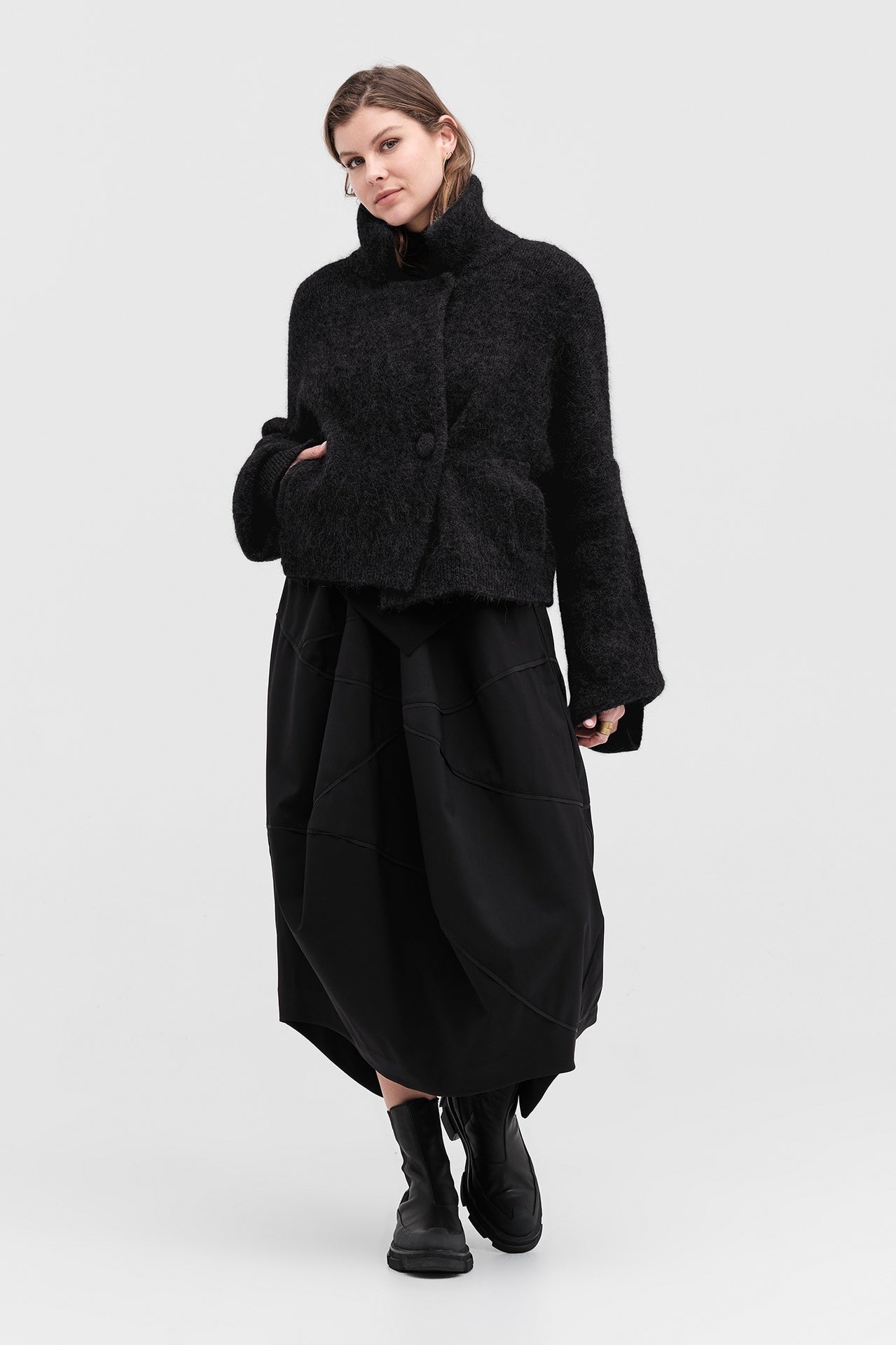 Complete Coat - Black in Black