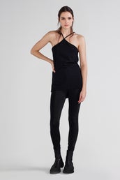 Raised Intensify Legging - Black in Black