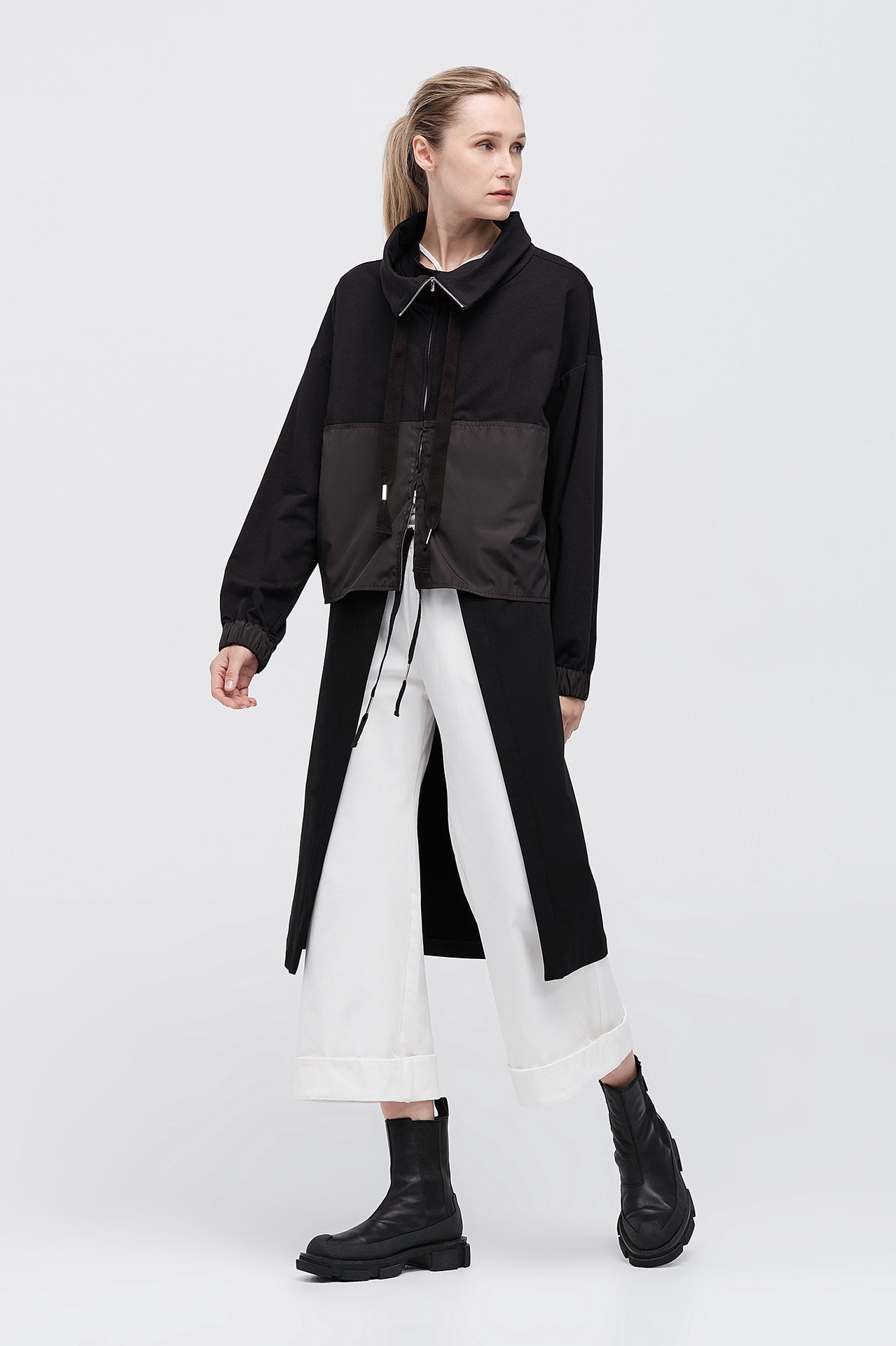 Divided Jacket - Black in Black