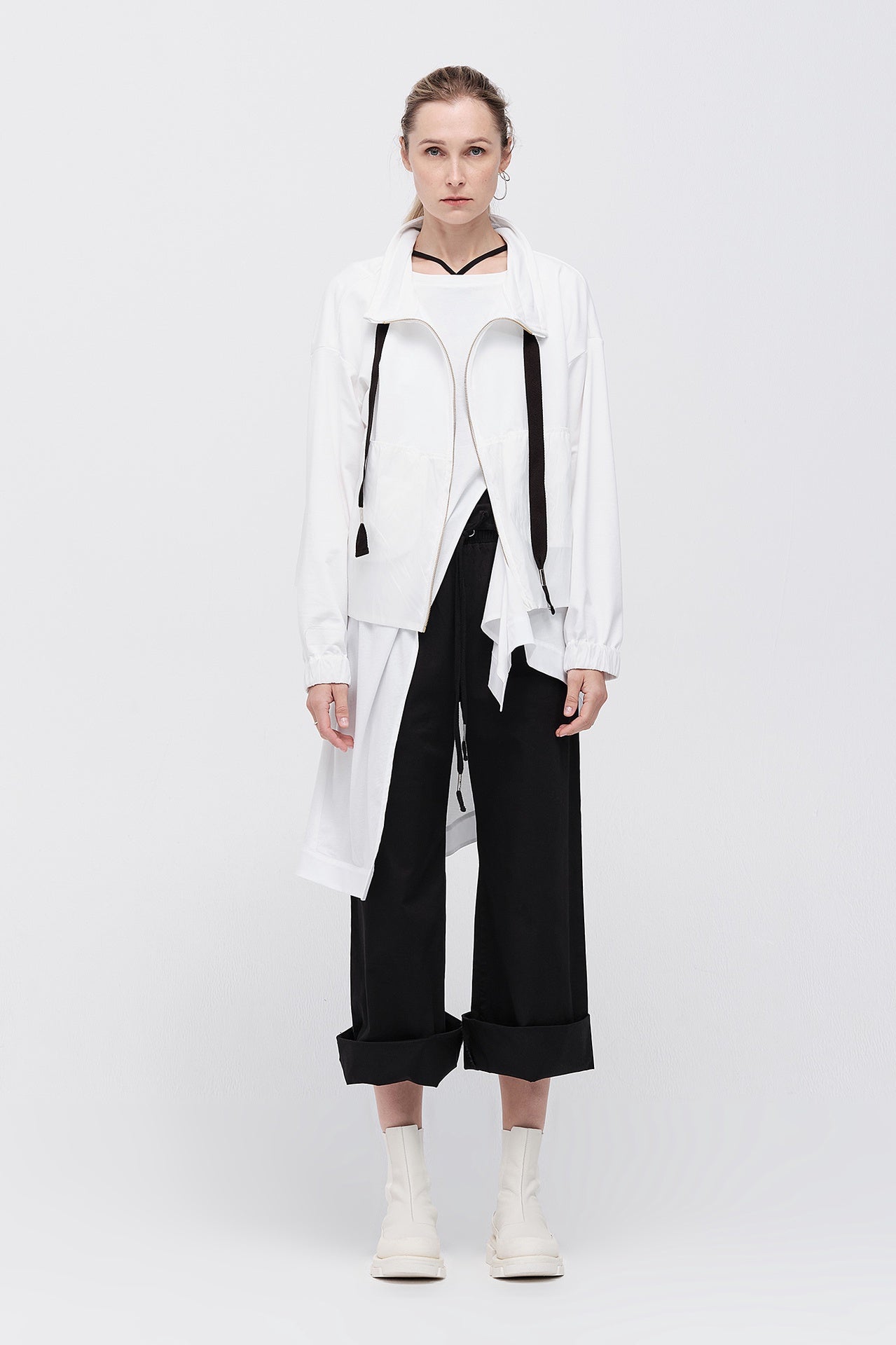 Divided Jacket - Ivory in Ivory