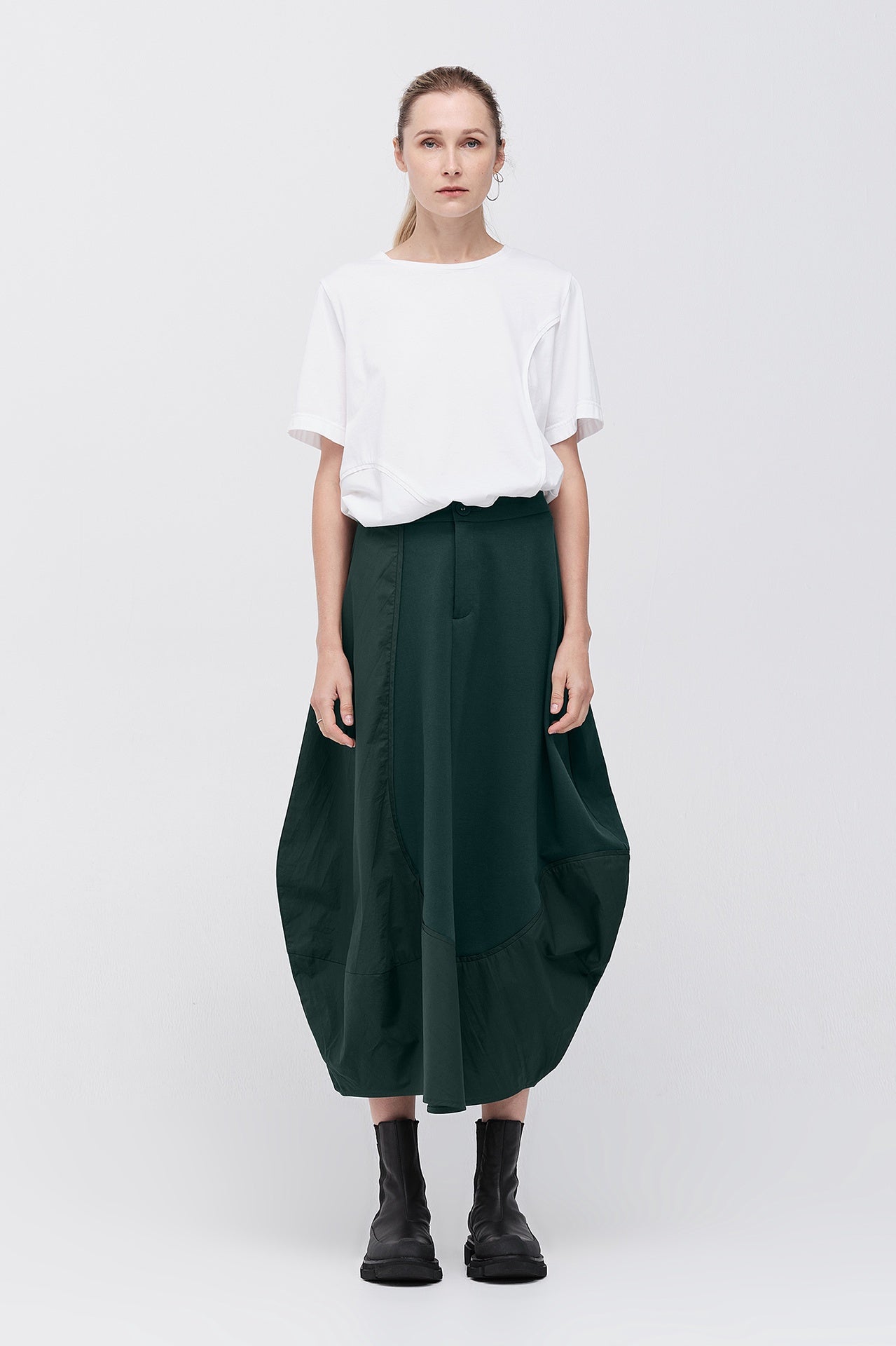 Wave Skirt - Foliage in Green