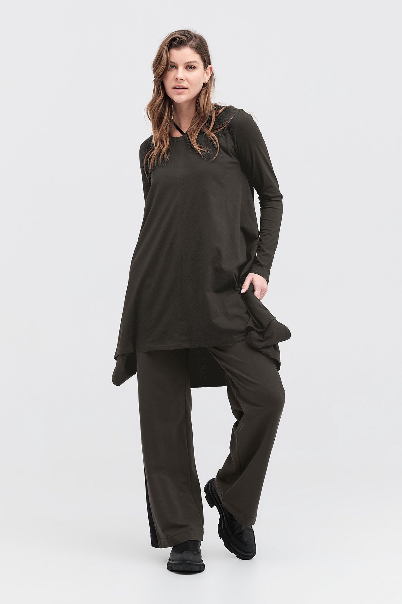 Fall Tunic - Tarmac in Brown