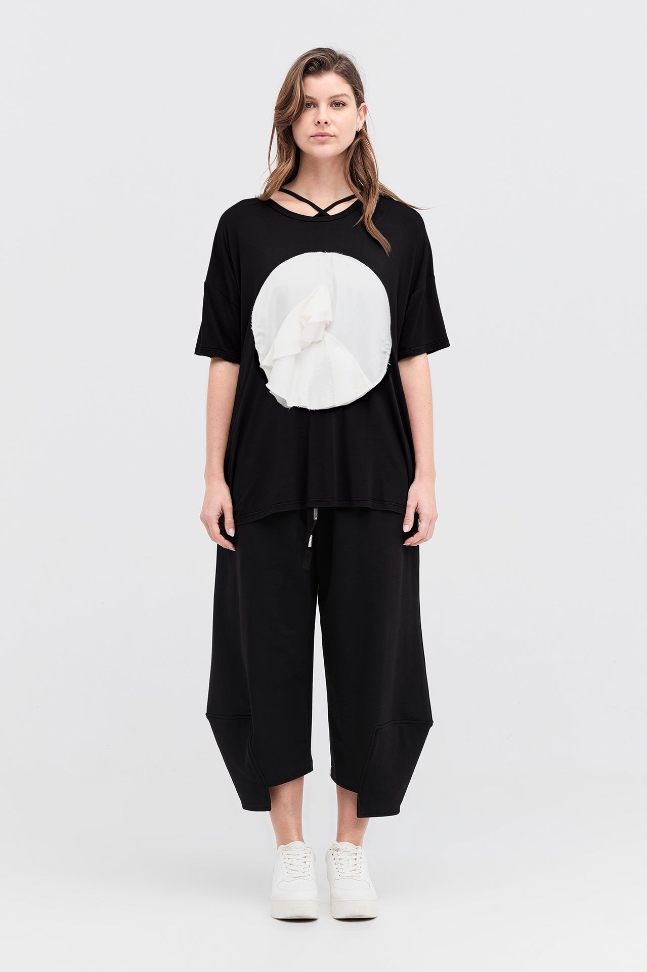 Circ Module Tee - Black/ivory in Black