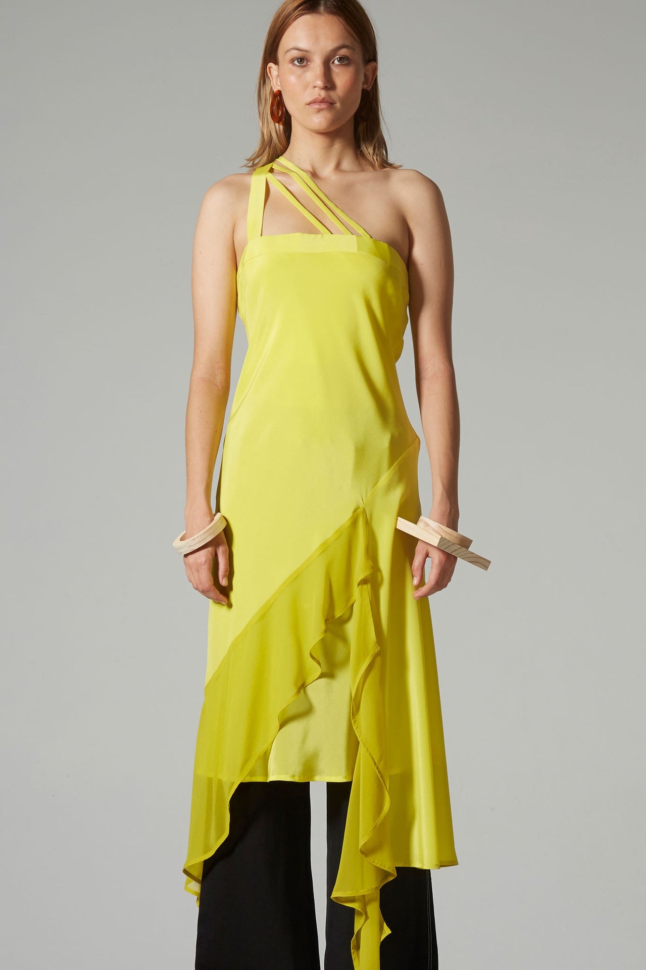 Avenue Dress - Citrone in Yellow - Taylor