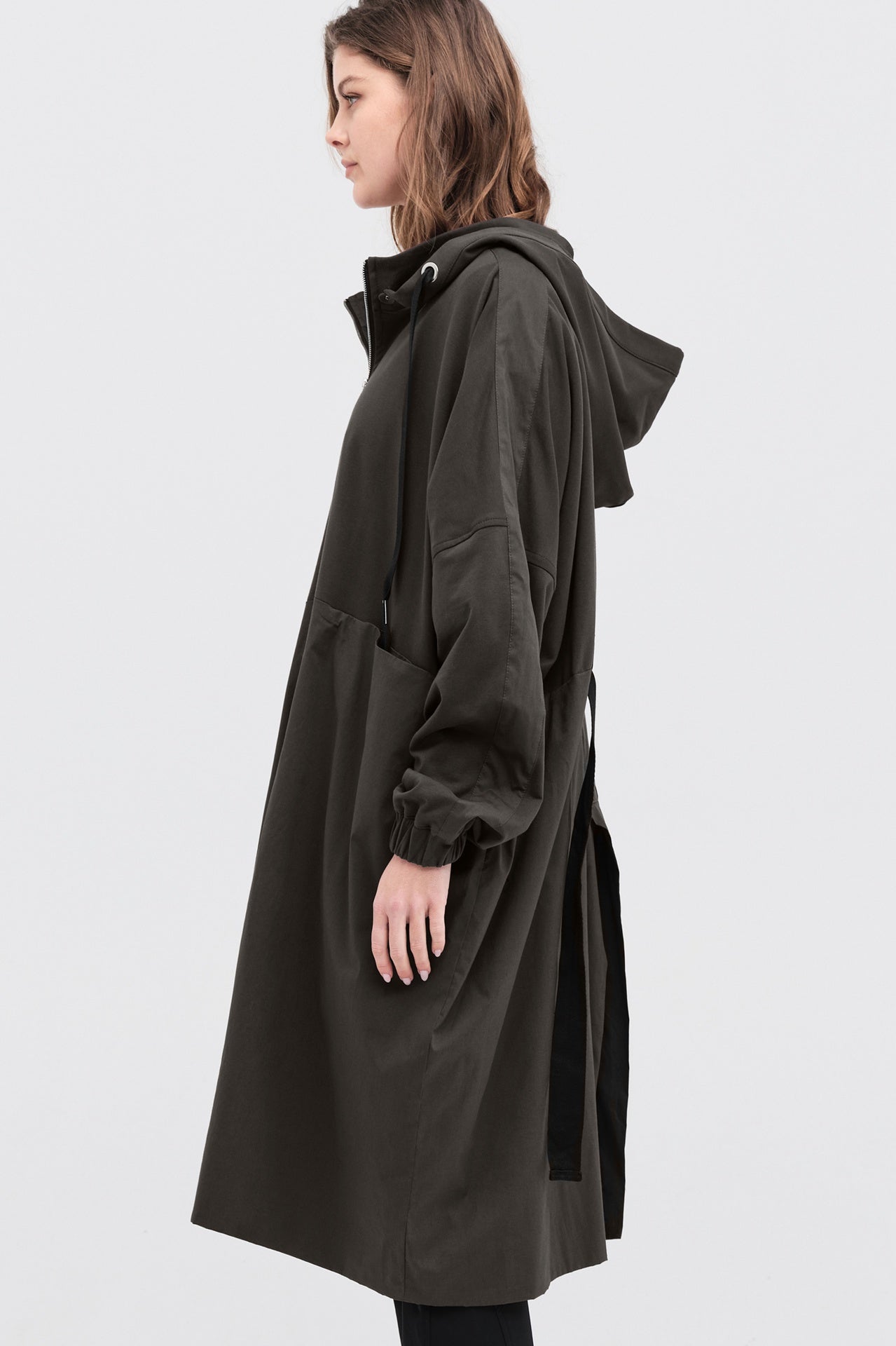 Ascribe Coat - Tarmac in Brown