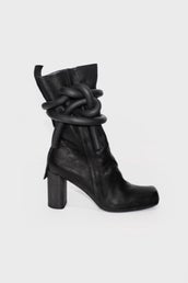 Big Dimension Heeled Boot - Black/black in Black