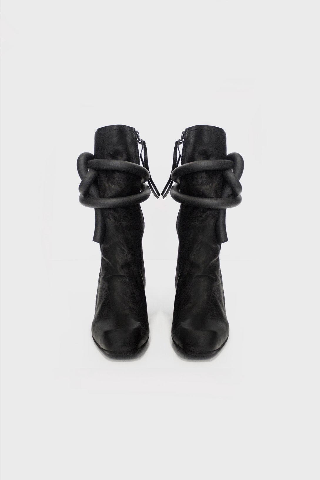 Big Dimension Heeled Boot - Black/black in Black