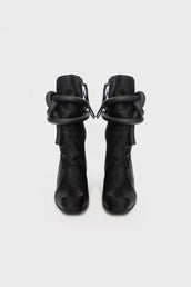 Big Dimension Heeled Boot - Black/black in Black