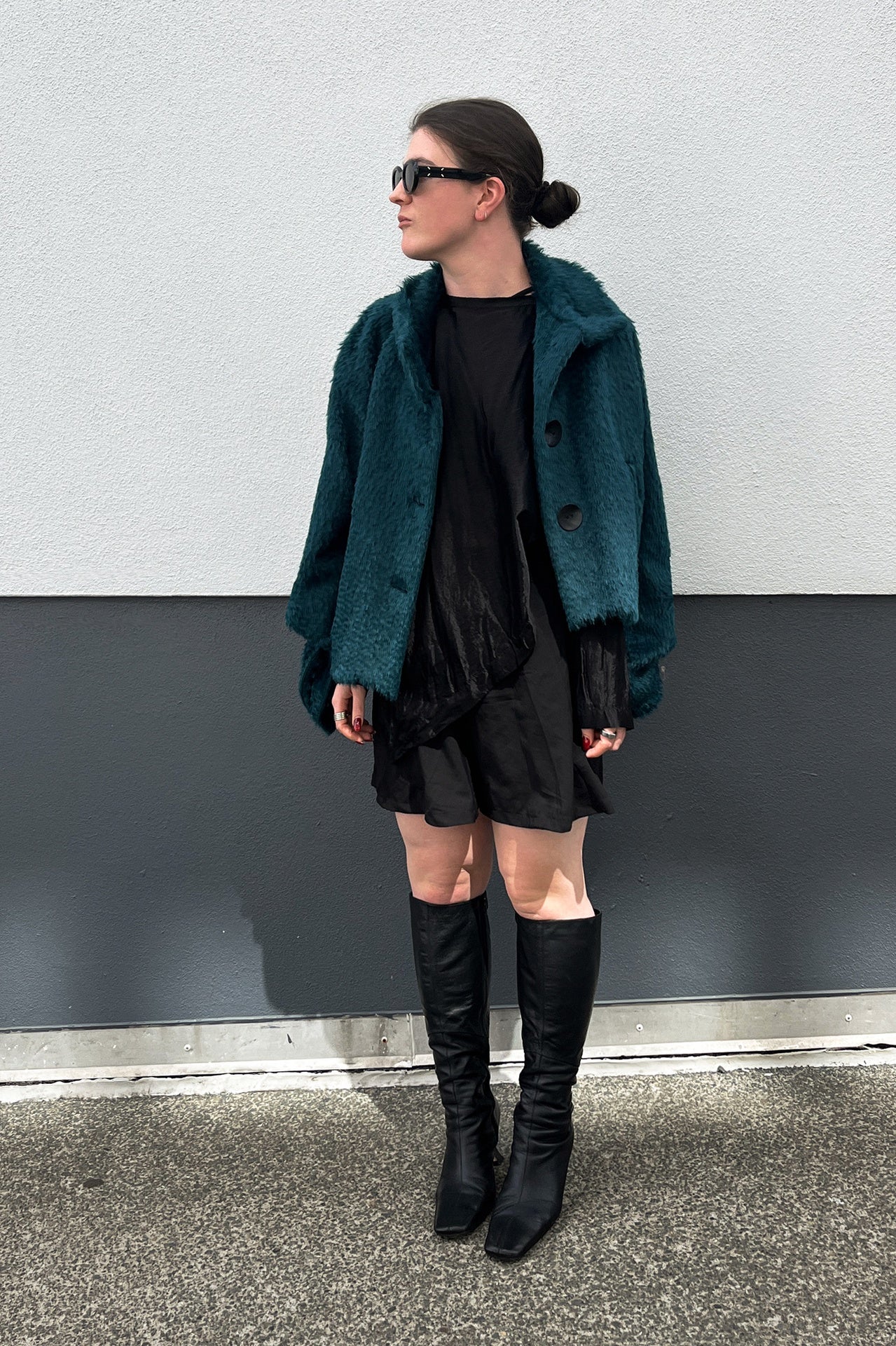 Cachet Coat - Mineral in Green