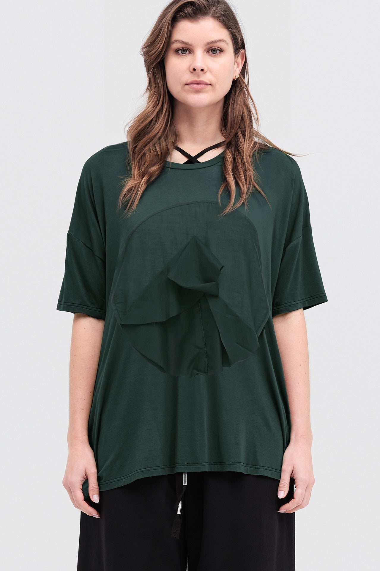 Circ Module Tee - Greenstone/greenstone in Green
