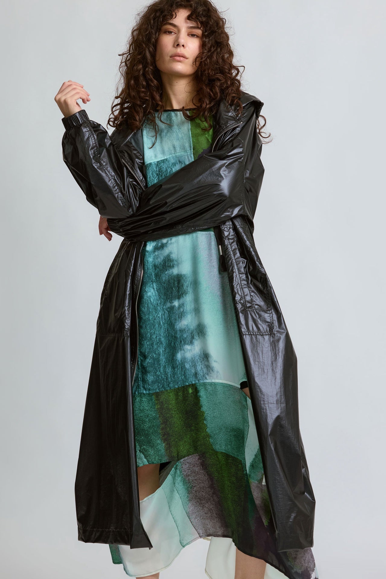 Conclusion Coat - Matte Black in Black