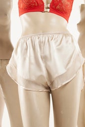 Dallas - Silk French Culotte - Skin in Beige