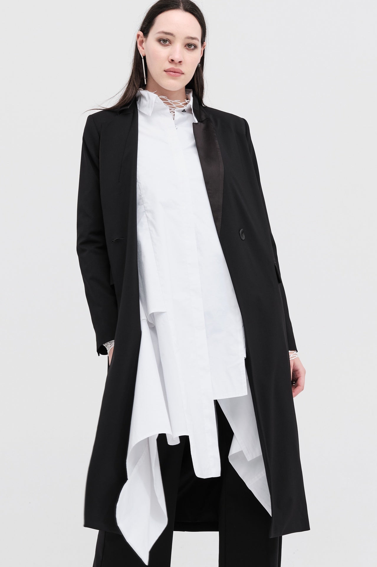 Diffraction Coat - Black in Black