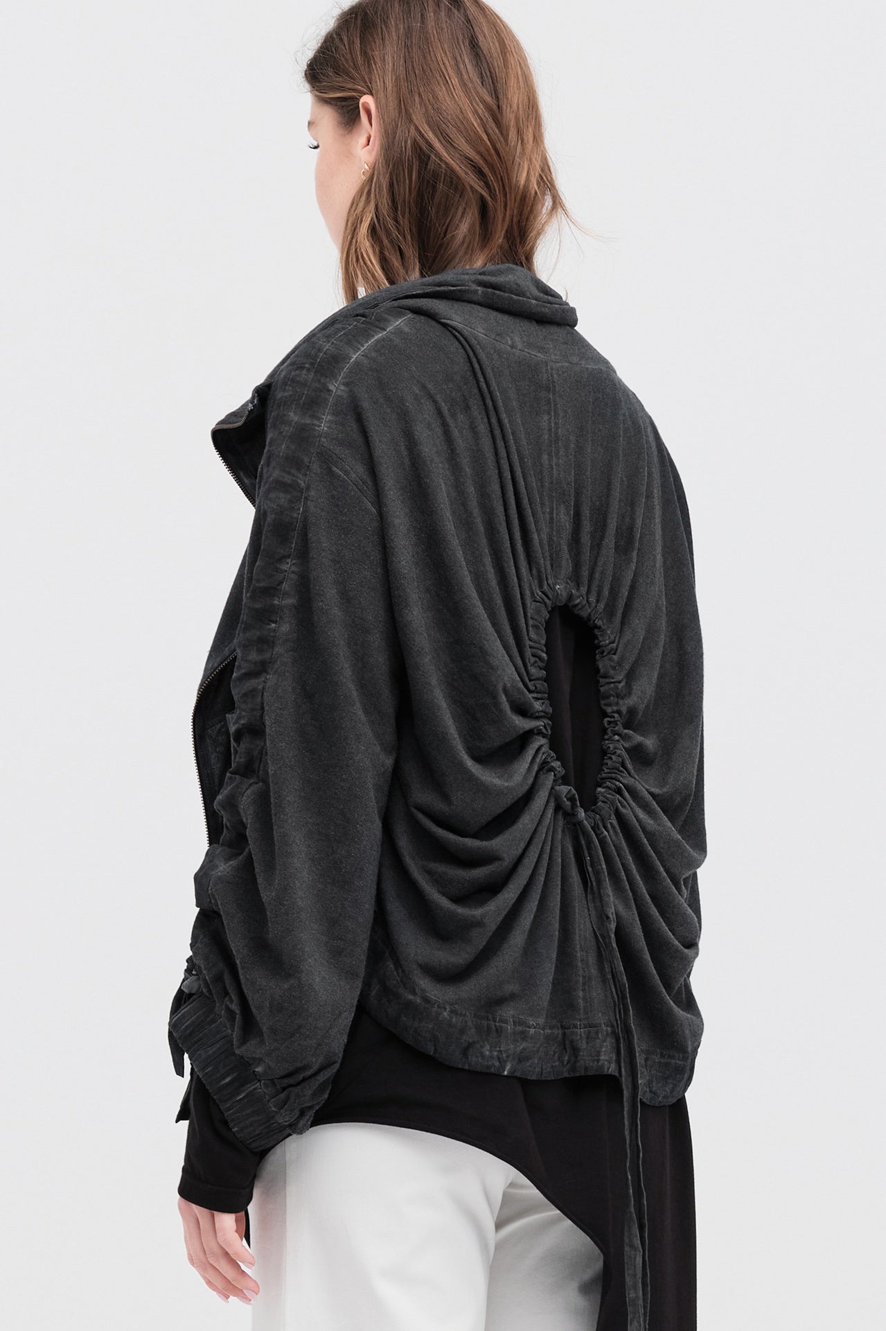 Diffused Singularity Jacket - Blackened Grey in Black