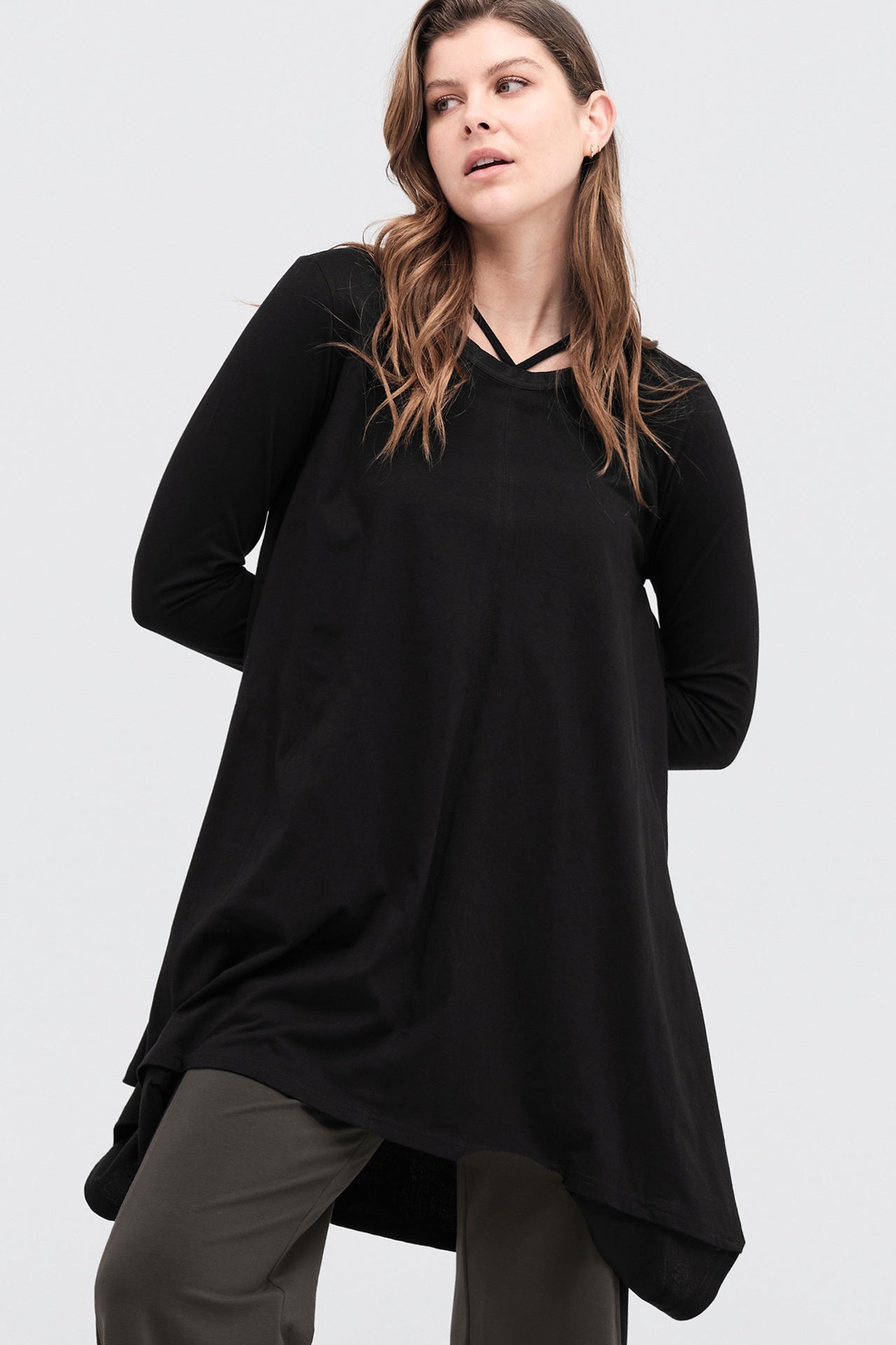 Fall Tunic - Black in Black