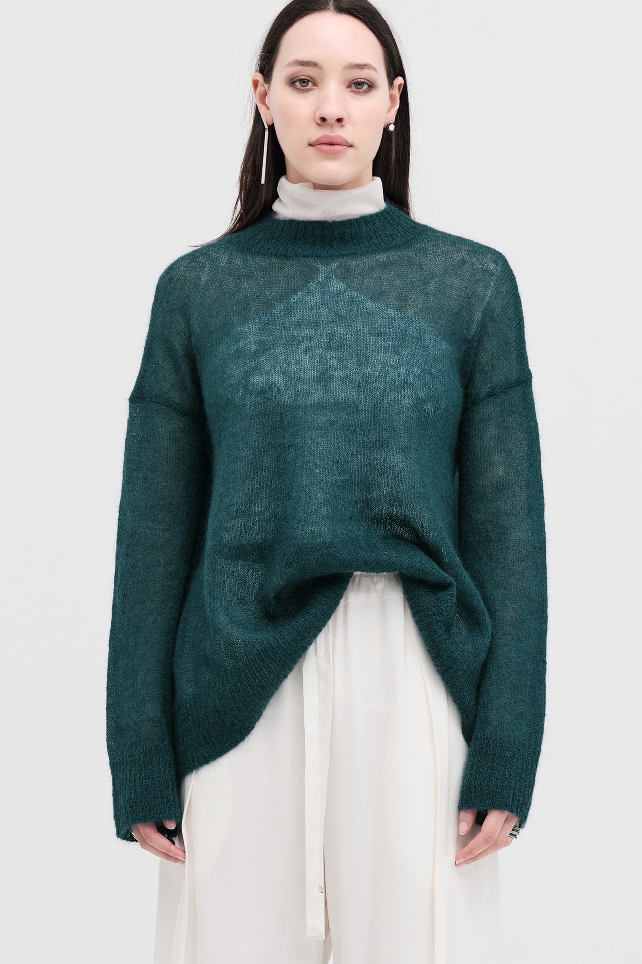 Float Sweater - Mineral in Green