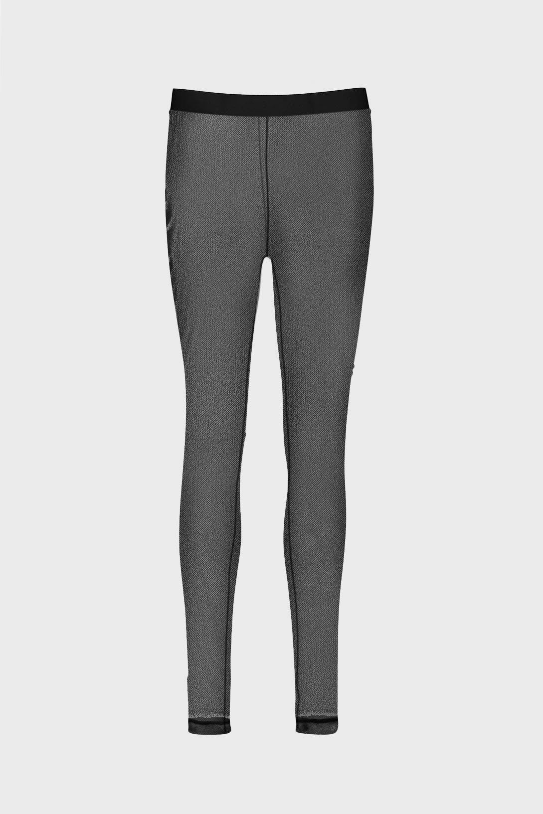 Raised Intensify Legging - Black Mesh in Black