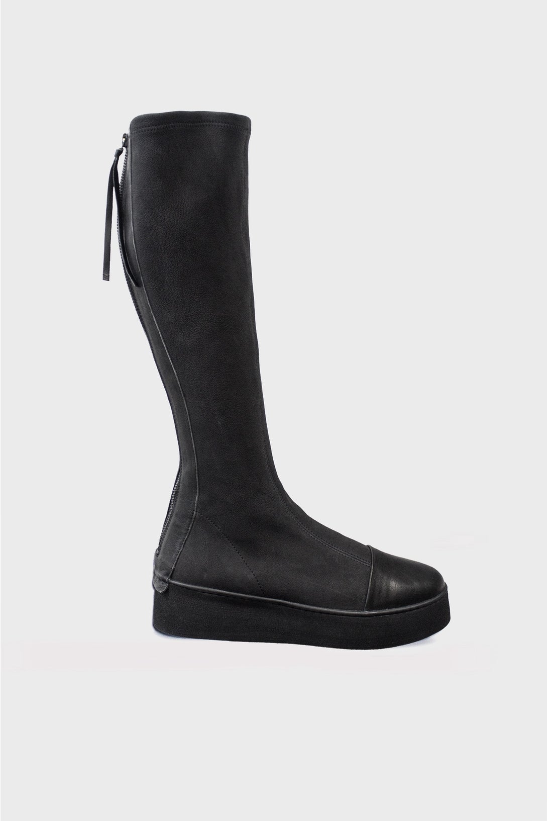 Keeps U Cool Knee High Boots - Black/black in Black