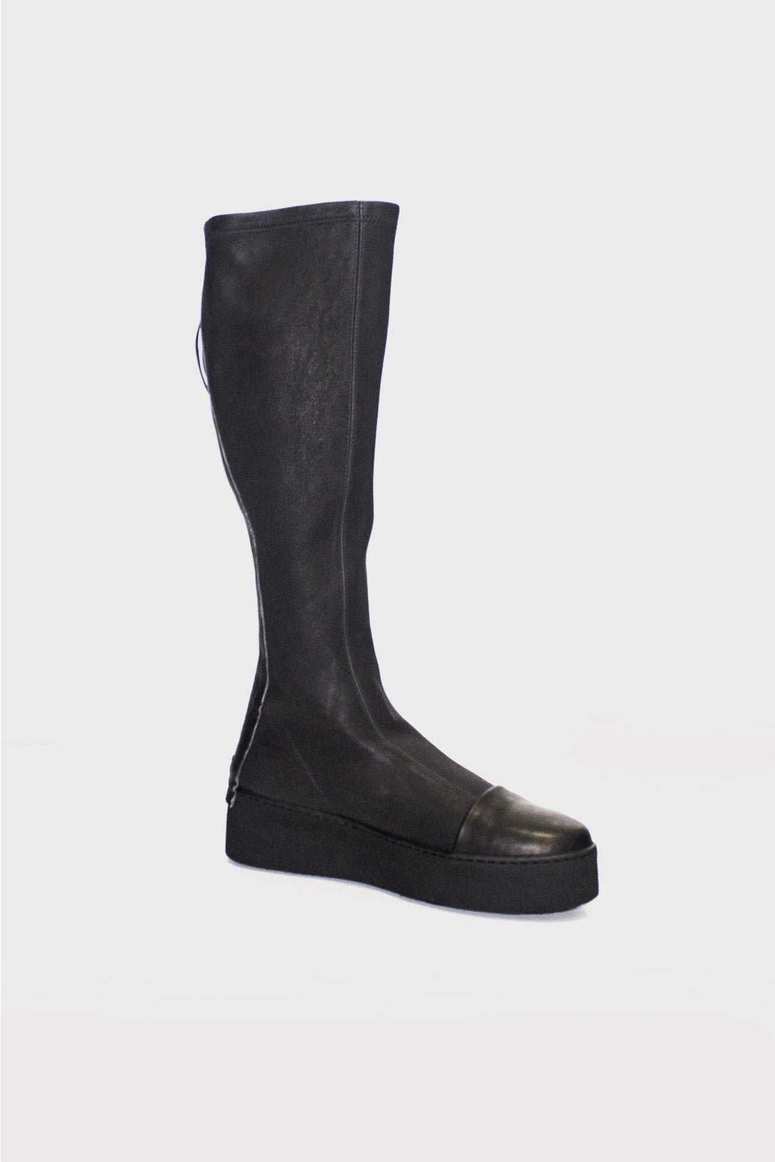 Keeps U Cool Knee High Boots - Black/black in Black
