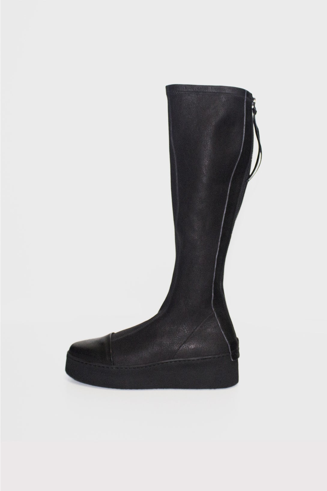 Keeps U Cool Knee High Boots - Black/black in Black