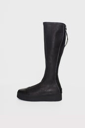 Keeps U Cool Knee High Boots - Black/black in Black