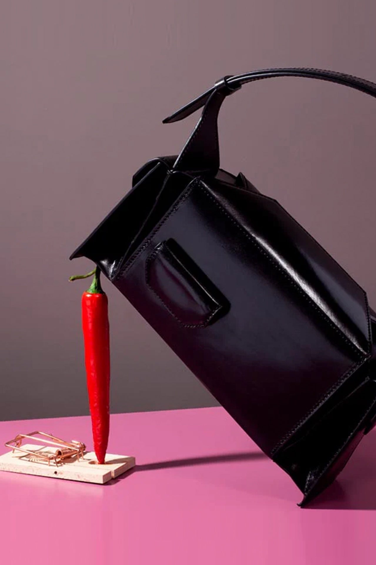Barbara Mini Handbag - Black in Black