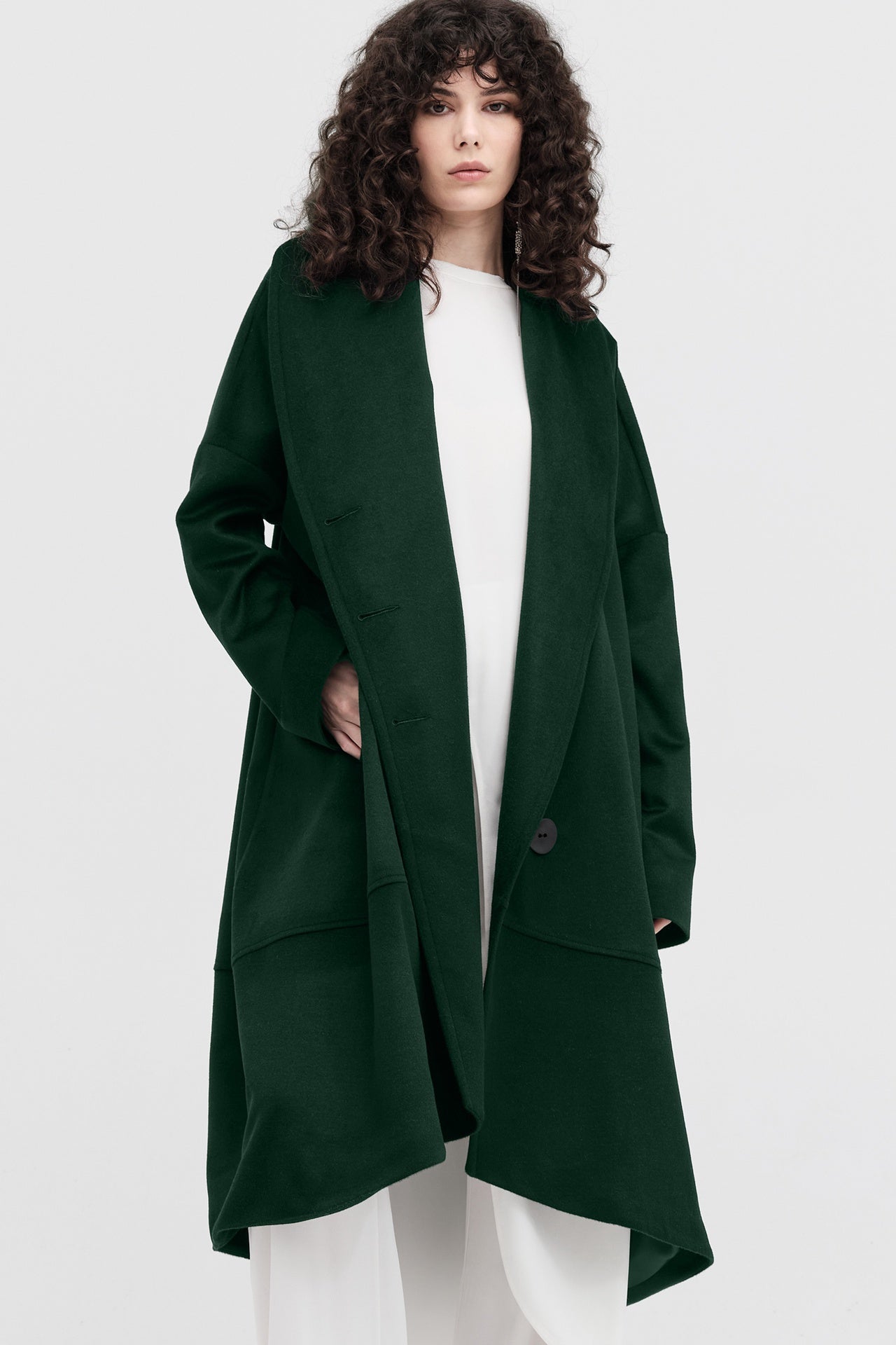 Monument Coat - Mineral in Green