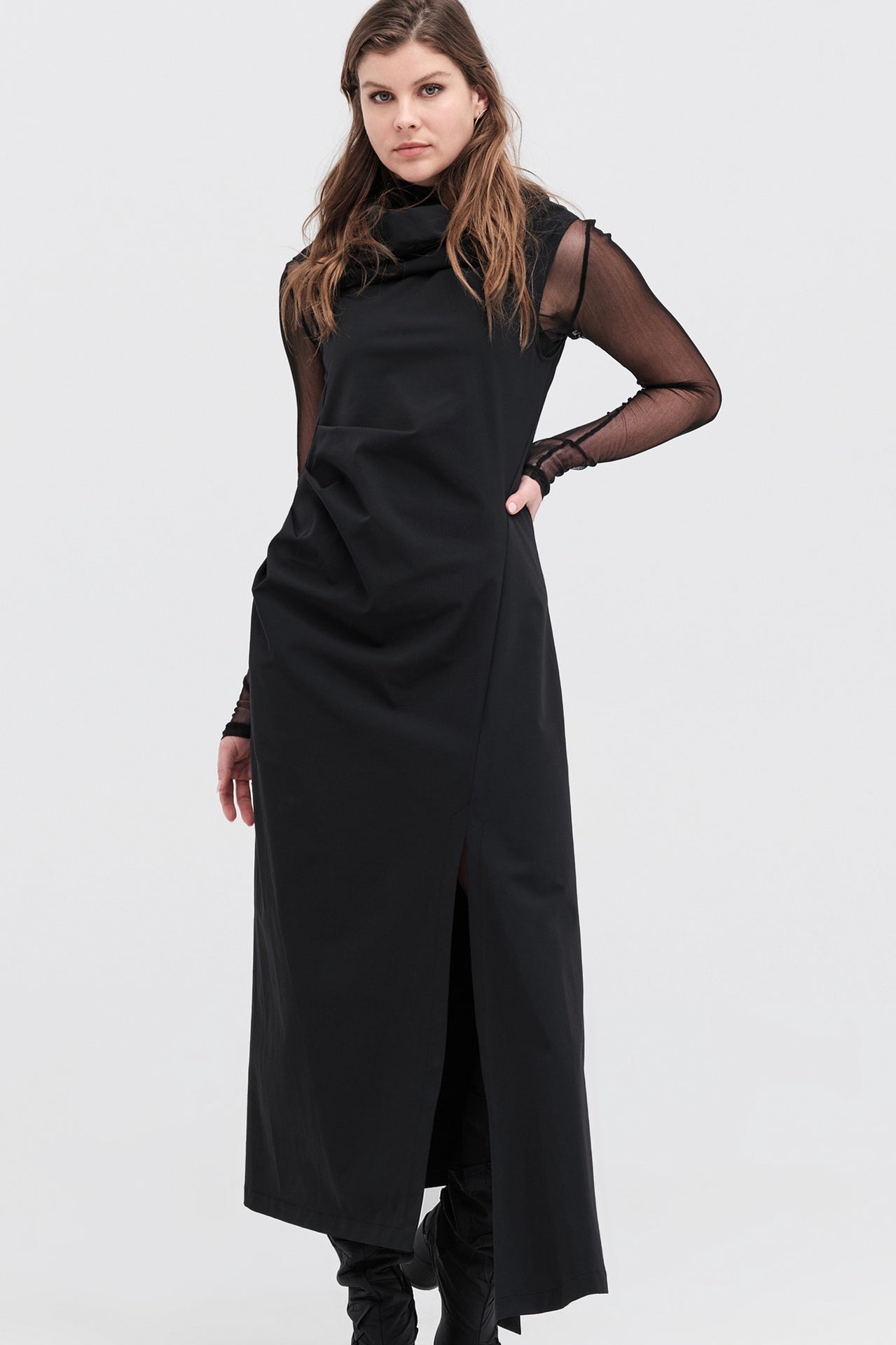 Prelusion Dress - Black in Black