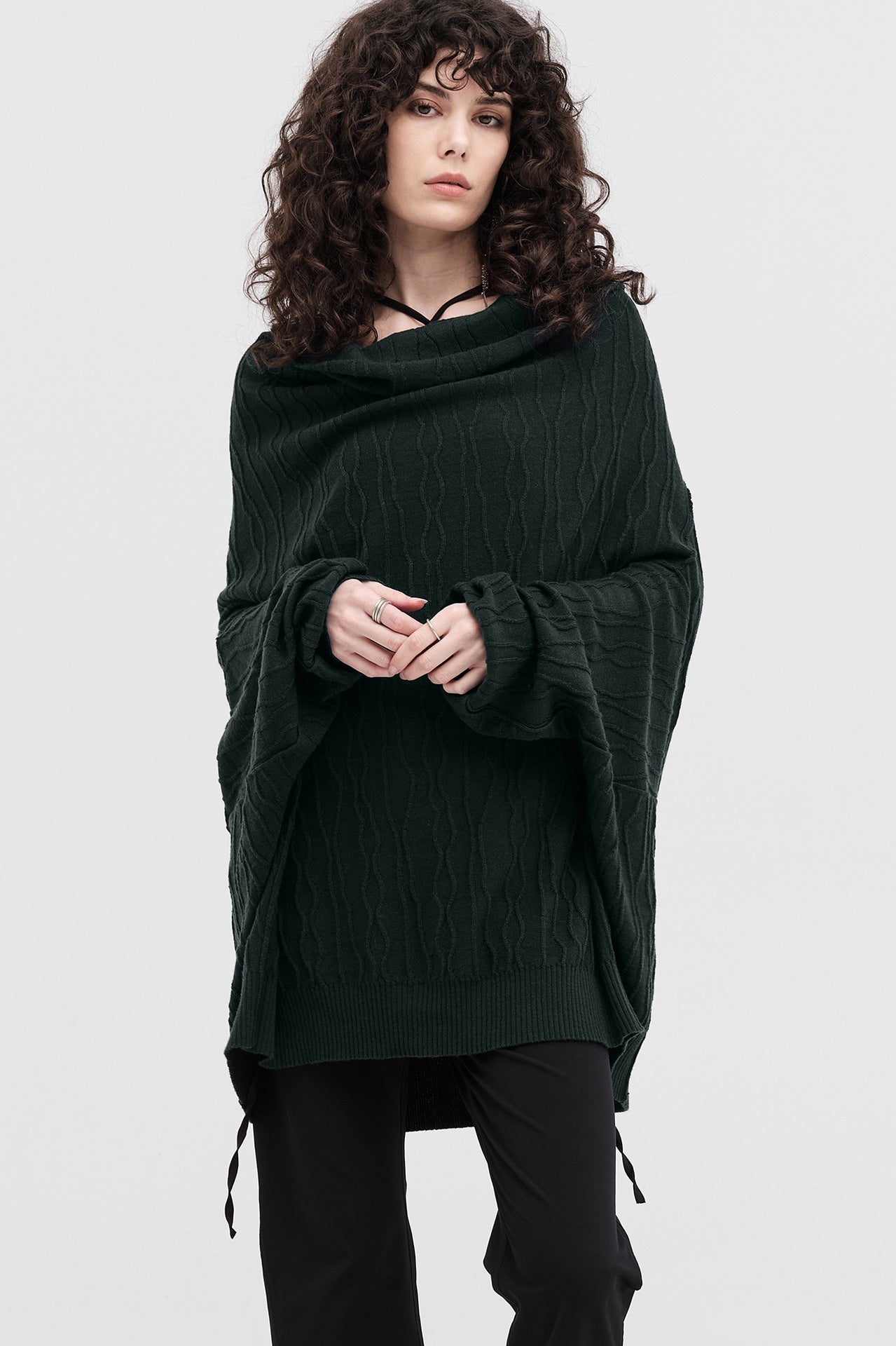 Ripple Shade Sweater - Mineral in Green