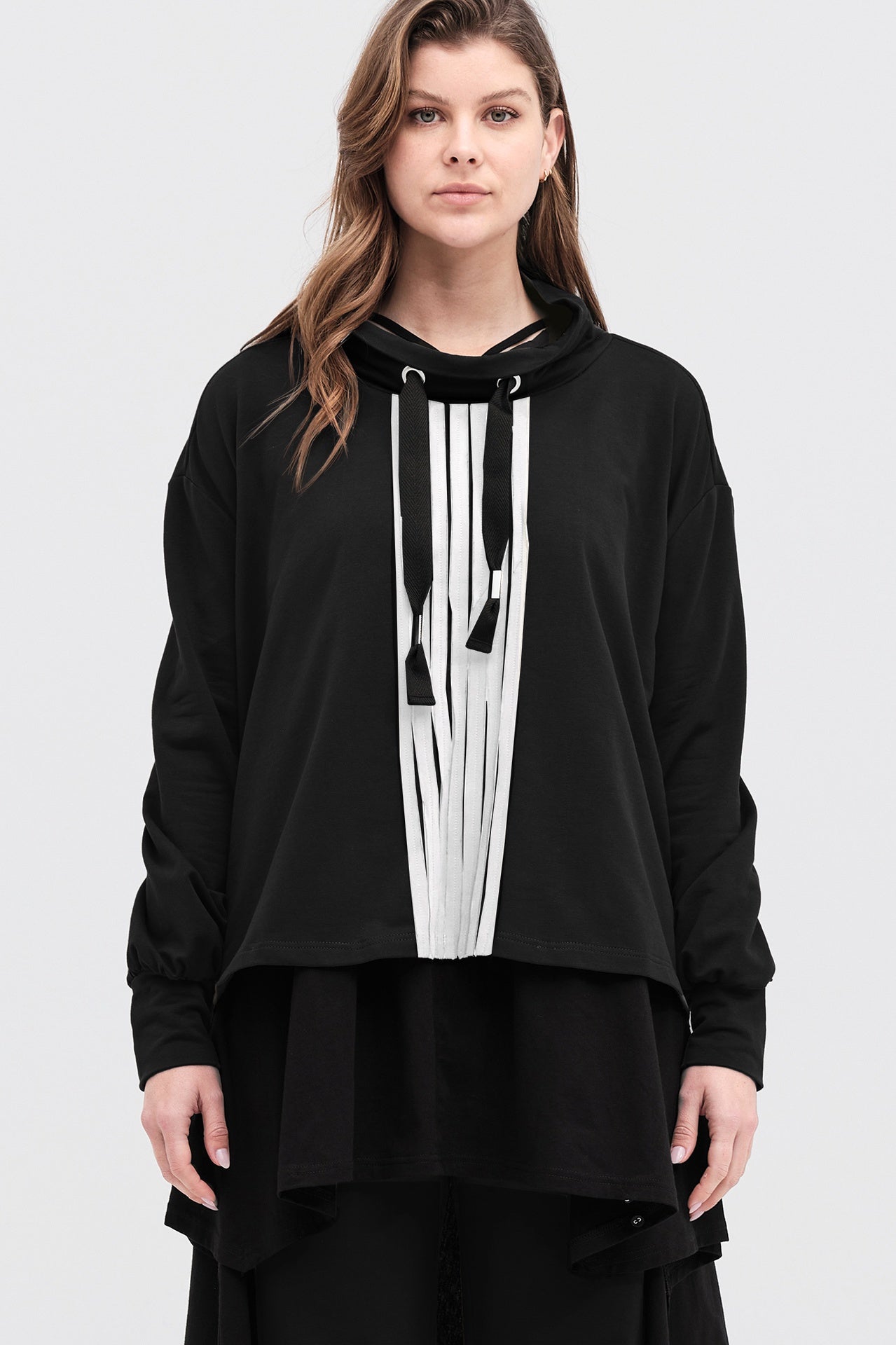 Strip Brink Sweater - Black/ivory in Black