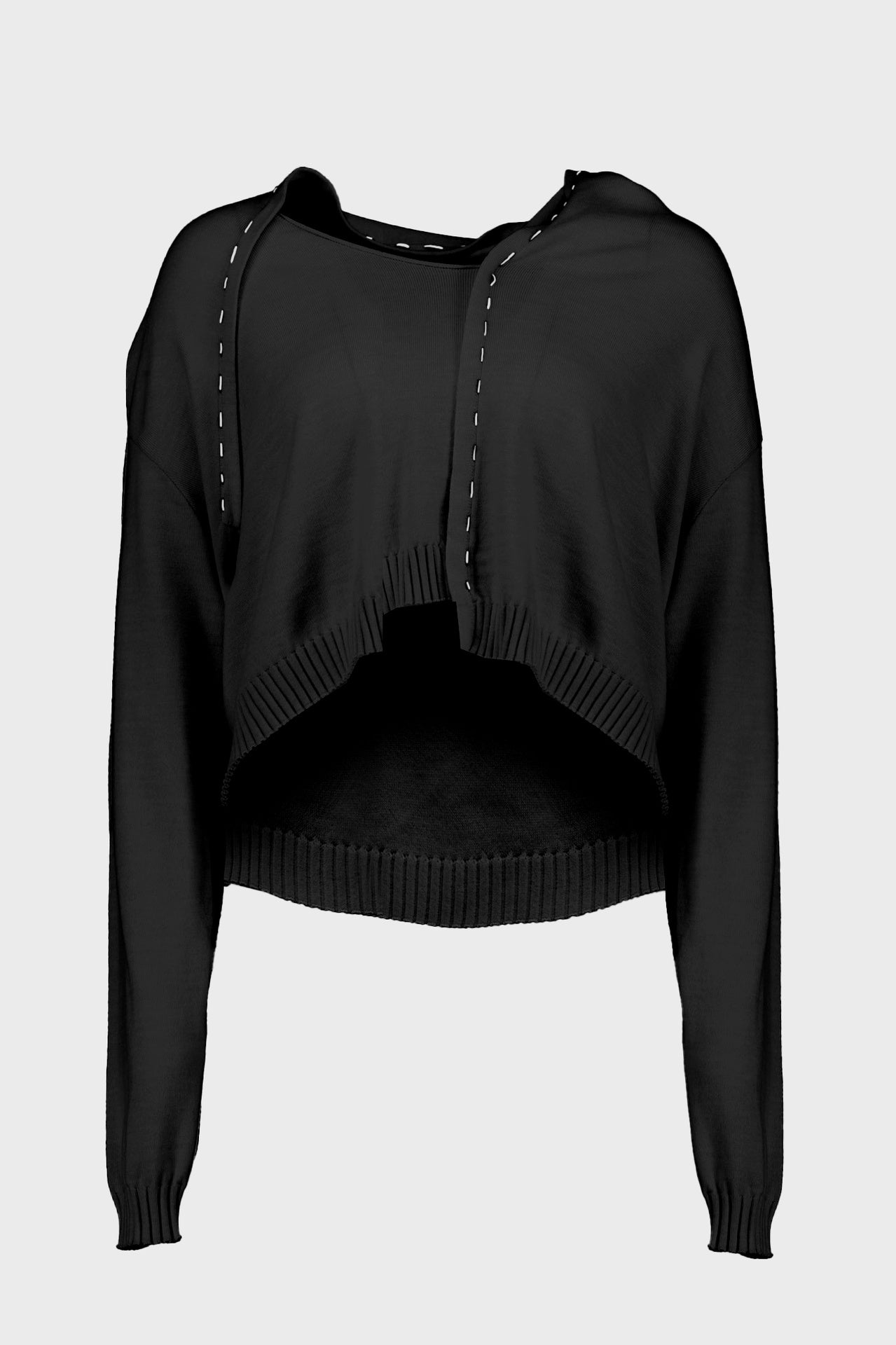Wrapt Sweater - Black/pumice in Black